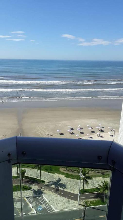 Belo Apartamento Com Vistas Para O Mar - Pe Na Areia - Churrasqueira Na Varanda Прая-Гранди Экстерьер фото