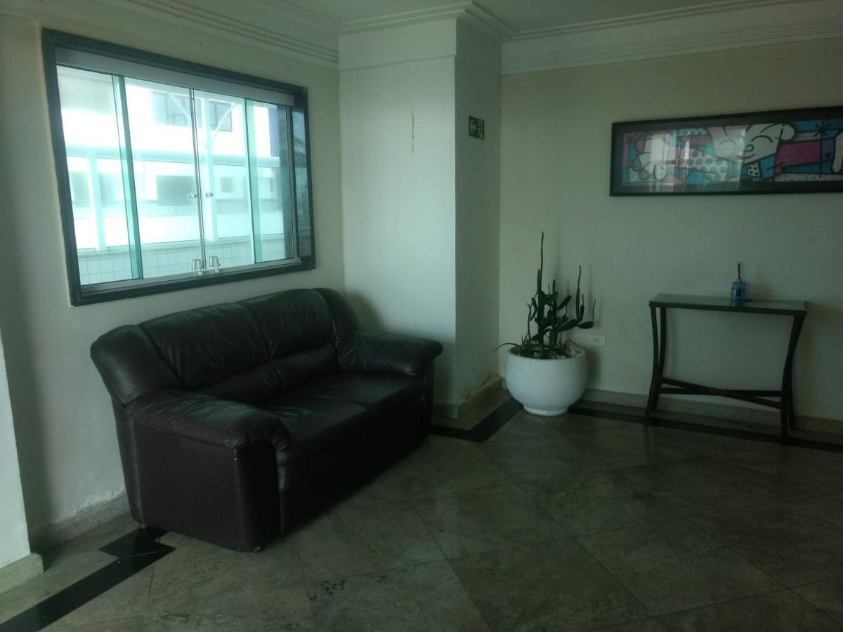 Belo Apartamento Com Vistas Para O Mar - Pe Na Areia - Churrasqueira Na Varanda Прая-Гранди Экстерьер фото
