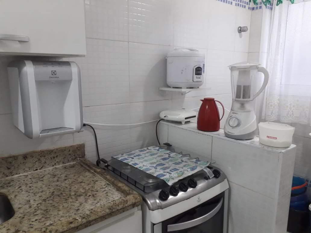 Belo Apartamento Com Vistas Para O Mar - Pe Na Areia - Churrasqueira Na Varanda Прая-Гранди Экстерьер фото